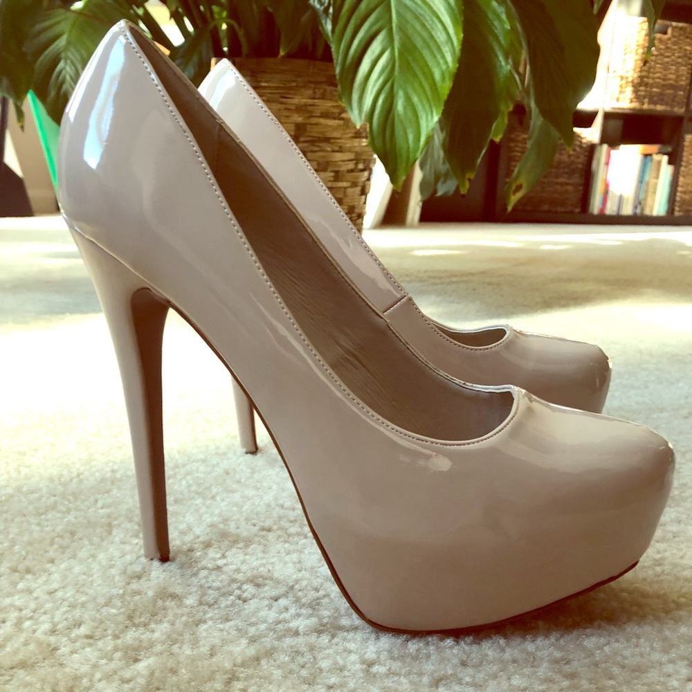 Aldo Patent Leather Platform Pumps